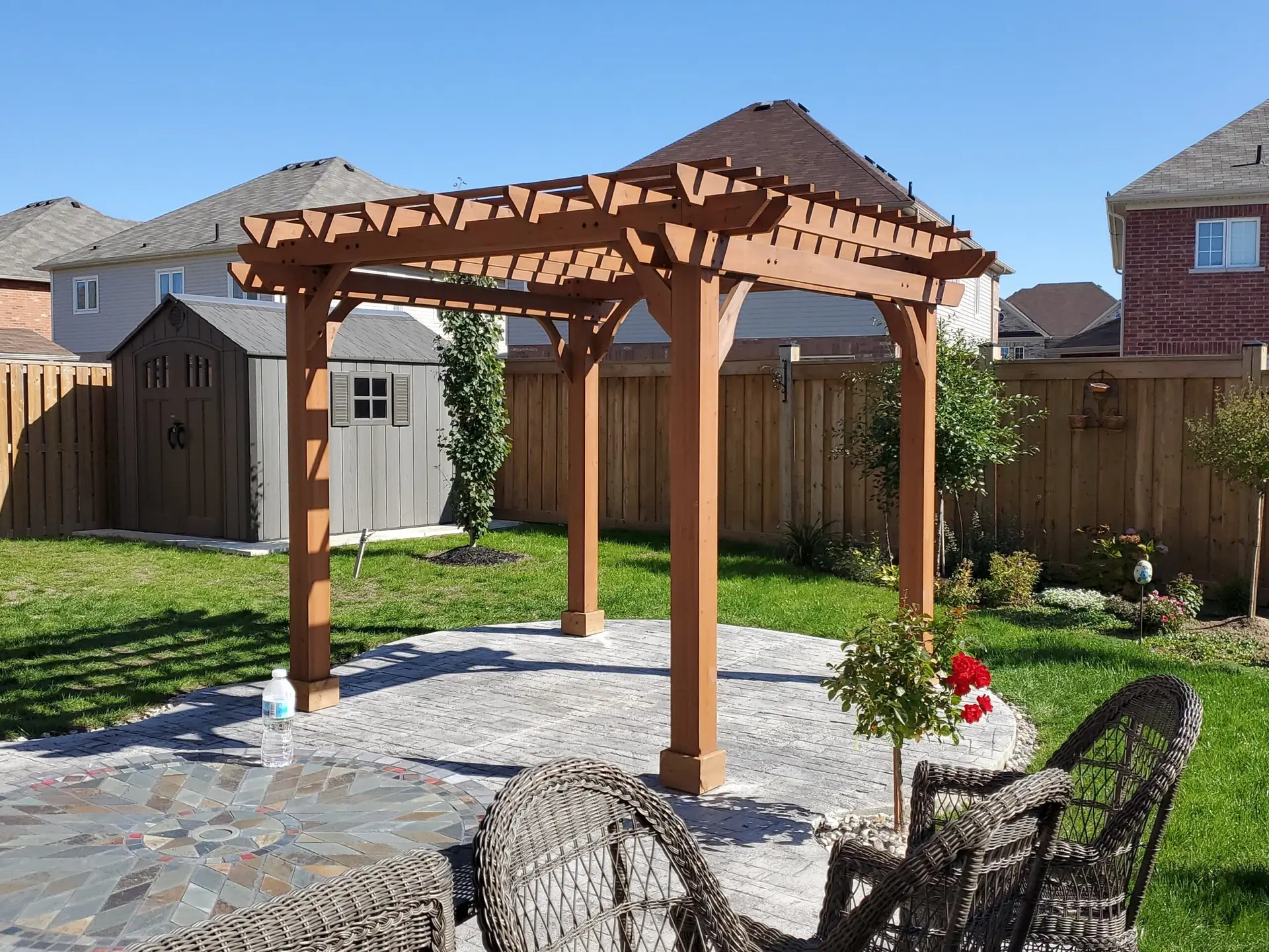 Landscaped Pergola